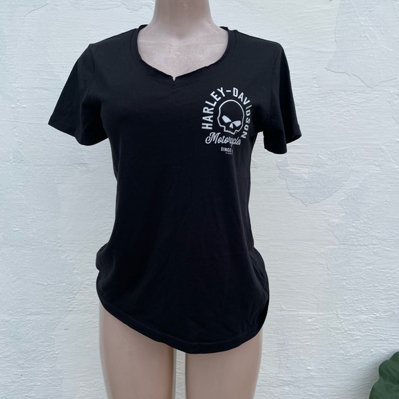 Harley-Davidson Dresses & Skirts - Harley-Davidson Women's Black Skull Tee